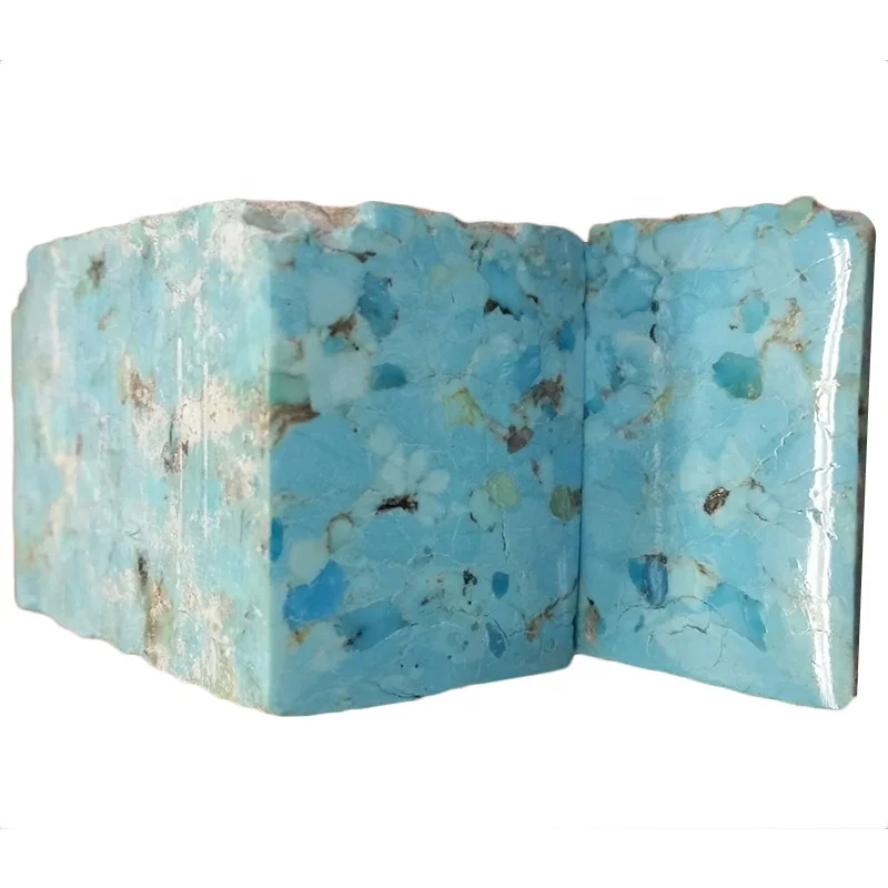 USA Compress Turquoise Block Material Natural Turquoise Gemstone Rough Slab Lot Arizona Mine Kingman