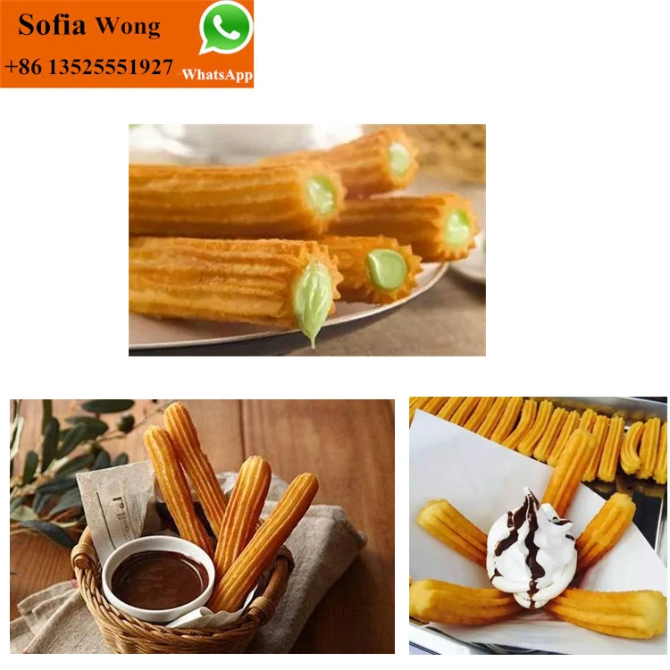 Kitchen Churro Machine 3L Manual Spanish Churros Maker Automatic Portable Churrera