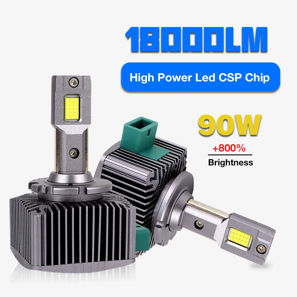 Canbus D1s D2s D3s D4s D5s D8s Canbus Car Led Headlight 90w 10000lm