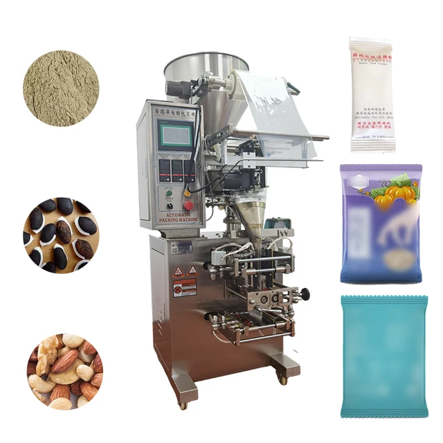 KV-100ZS High-Output Multifunction Turntable Measuring Cup Back Seal Hazelnut Packing Machine