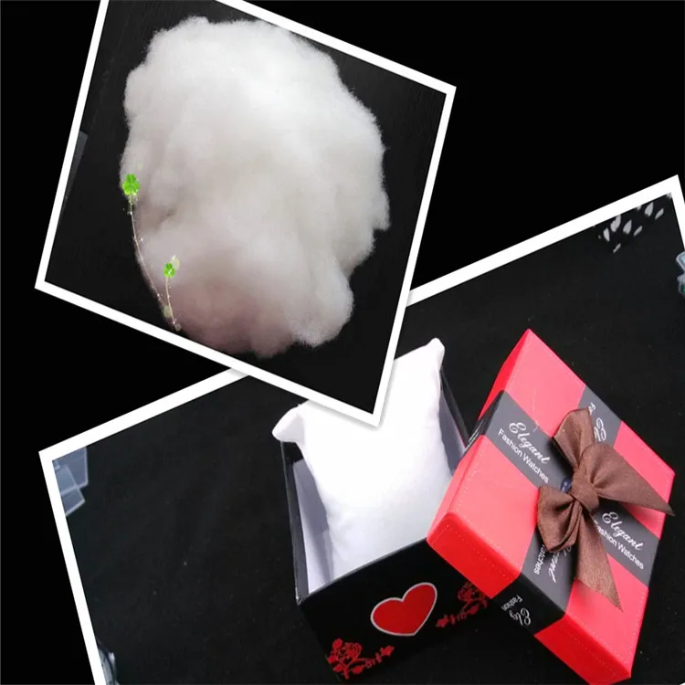 Материал для наполнения подушек Полиэфирное штапельное волокно огнезащитное полиэфирное