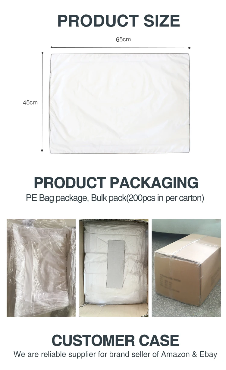 100 Pure Cotton Pillow Ticks Gusset Empty Pillow Shell Buy Pillow