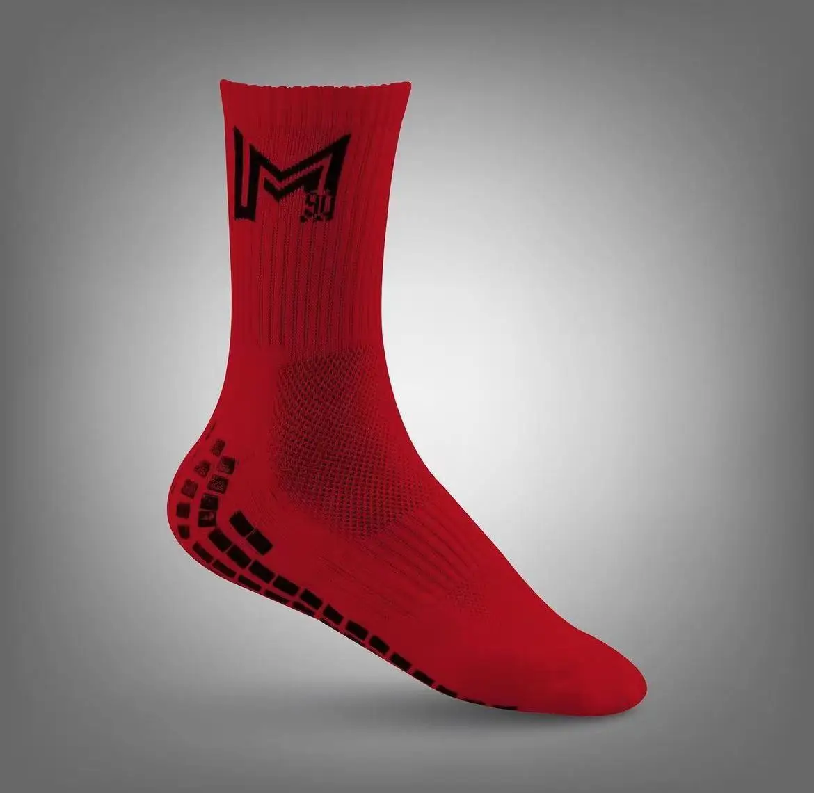 Factory Custom Soccer Grip Socks For Men Wearresistant Anti Slip