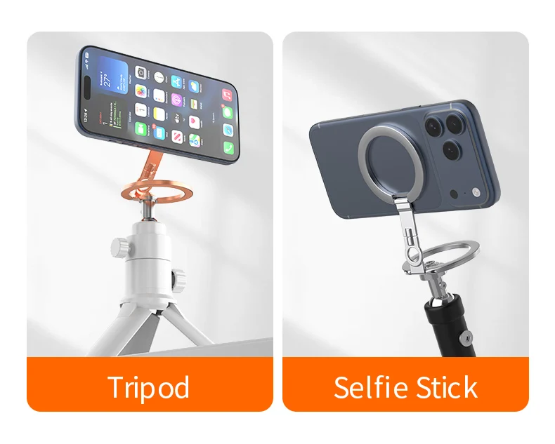 Bendable Magnetic Smartphone Stand Adjustable Height Waterproof Anti Corrosion Desk Holder for Office Home