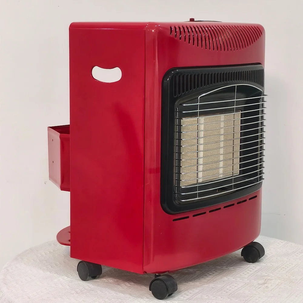 product high quality ce certified indoor mini mobile propane gas heater for home use portable thick protective net for bedroom-5