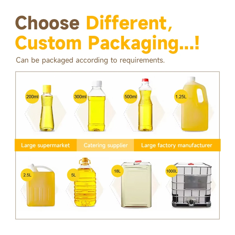 100% Pure Vegetable Cooking Oil Refined Sunflower Oil for Export