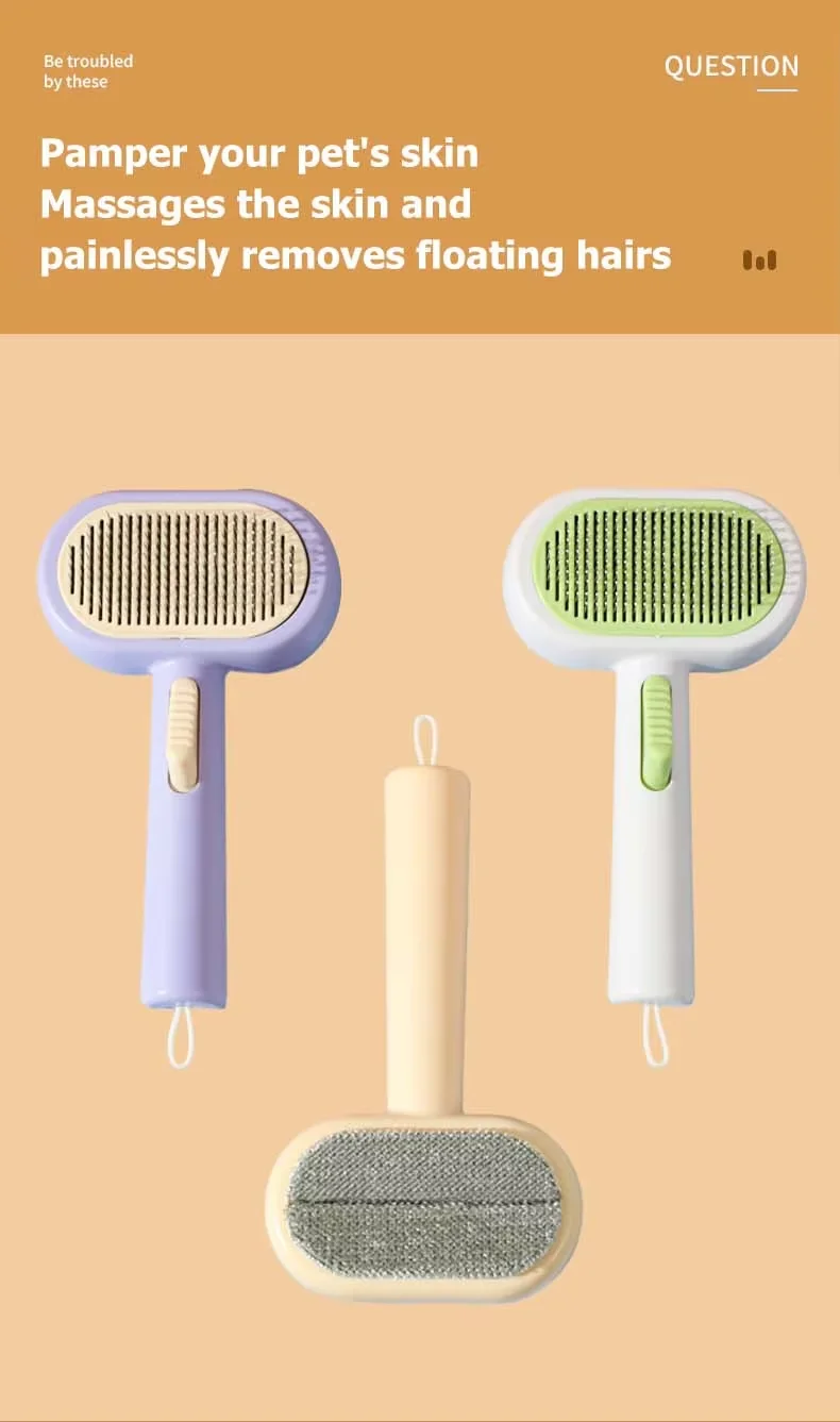 Hot Sale 2in1 Multifunctional Pet Double-Sided Deshedding Brush for Dogs Cats Loose Hair Removal Grooming Cleaning Supplies3