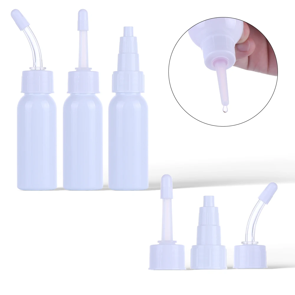 60 ml Plastiek Oogwas-spoelbottel vir Katte en Honde Knypbak