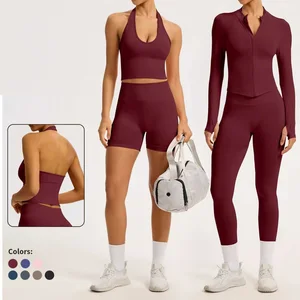 Fitness Clothing Seamless GymSportswear Yoga Wear Yoga Bra Shorts Set Gym Fitness Sets For Women Outfit