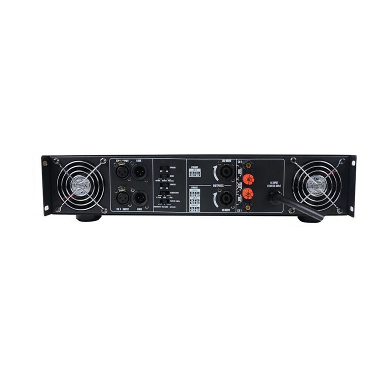 450w Class AB 2U 2 Two Channels Ajiepak Power Amp Amplifier Professional Alelectrnica Audio Amplifier
