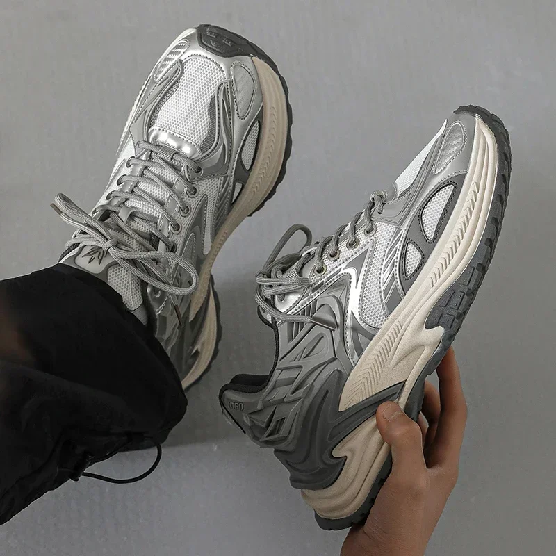 Casual Sports Shoes Fashion Brand Design New Men's Chunky Sneakers Male Female Dad Shoes Trendy Girls Boys Sneakers for Man_0