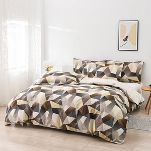 Cotton Bedding Set Microfiber Duvet Coer Quilt Cover 3D Bed Sheets Sets Home Textile