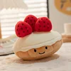 Torta alle fragole rosso brillante-7 cm
