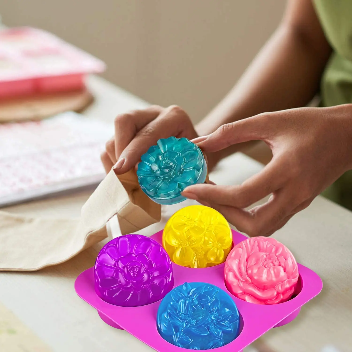 Stampo In Silicone A Forma Di Libellula Per Sapone Fai Da Te - Stampo Artigianale - 4