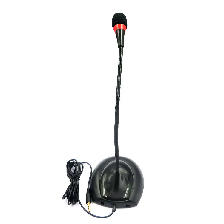 Professional Table Gooseneck Microphone Desktop Computer Mic for Conference Gaming