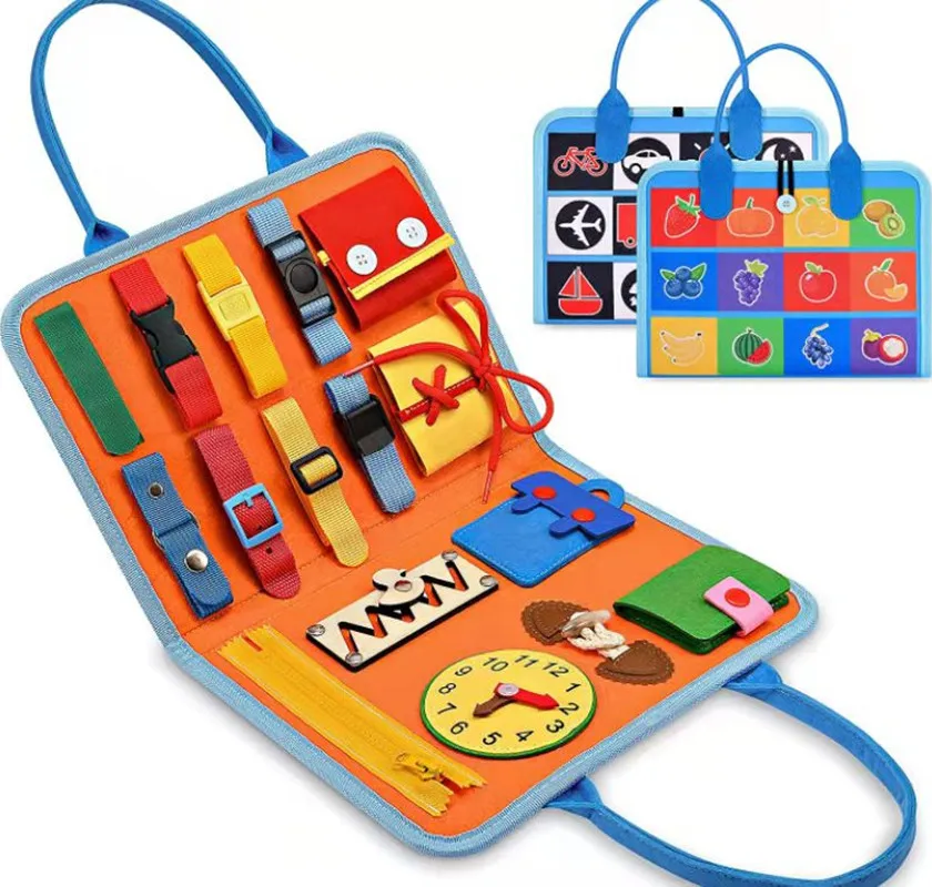 Cpc Ce Toddler Busy Board Montessori Sensory Board For Learning Autism