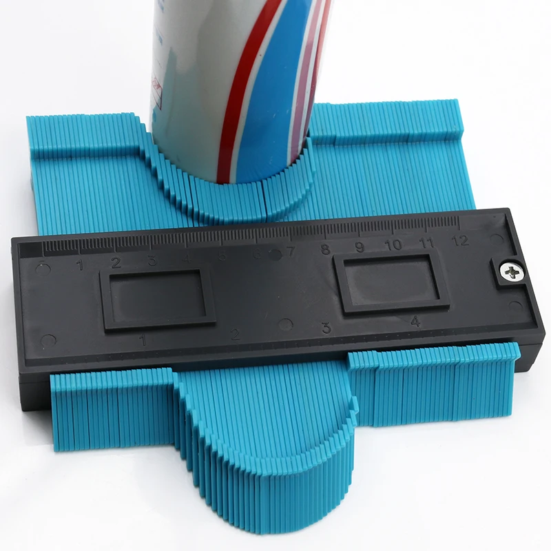 12cm Shape Contour Gauge Profile Tool Plastic Contour Copier Measuring Instruments Shape Gauge Duplicator Contour Template Tools