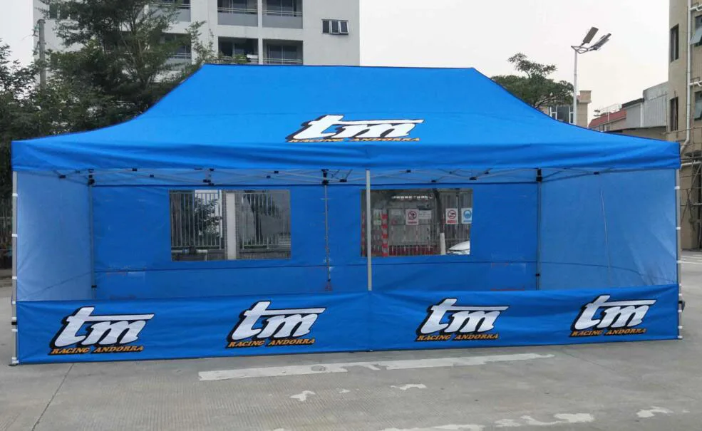 Custom Big Outdoor branded 50mm Commercial Trade Show Folding Big Tent popup gazebo 20 x 10 3x6 10x20 10 X 20 Canopy Tent