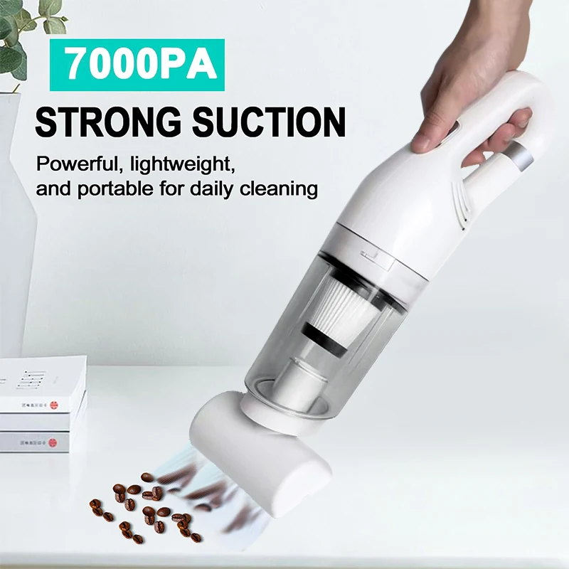 3-in1 Lightweight Cordless Car Vacuum Cleaner Powerful Vacuum Cleaner Rechargeable Portable Vacuum Cleaner