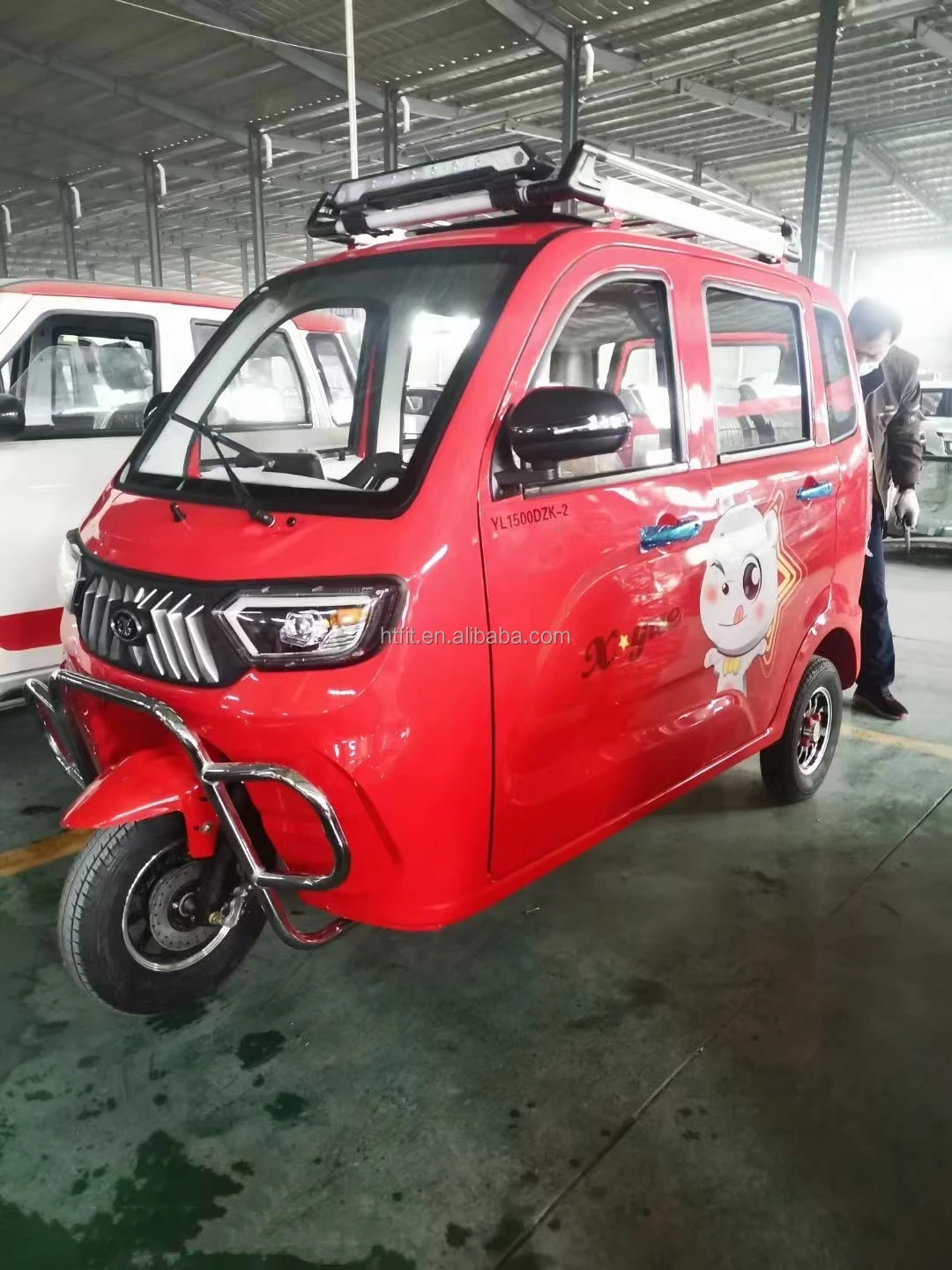 60V Camper Electric Tricycle for 2 Person - Customizable