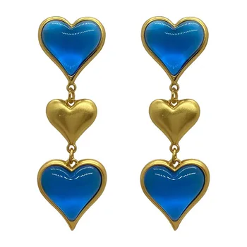 European and American fashion classic love high-end sense pendant earrings