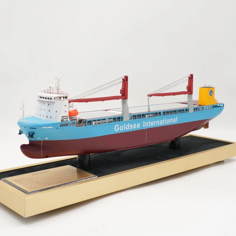 【LAC】O.A.S Ship Model Factory | 35cm Goldsea Simulation Bulk Cargo Ship Model - Customized Boat Builder Model