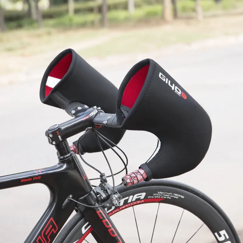 GIYO Bike Handlebar Mitts - Warm, Waterproof & Reflective GIYO Bike Handlebar Mitts - Warm, Waterproof & Reflective