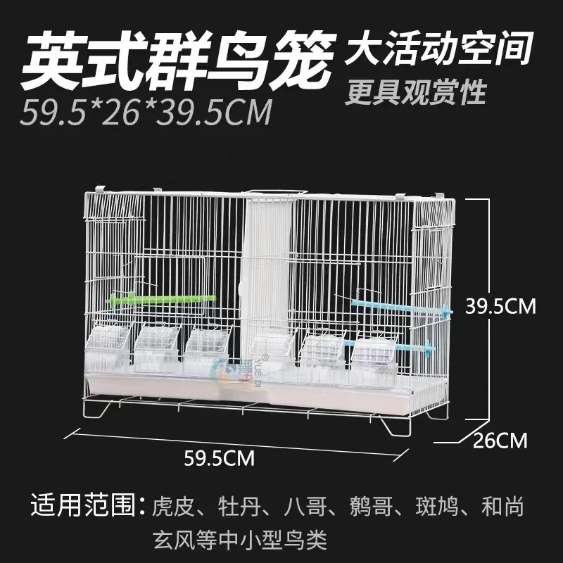 Sample Free Galvanized Anti Rust Bird Cage For Parrot Birds With All