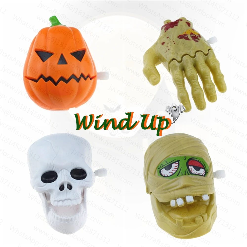 Подарочная корзина для Хэллоуина, тыква, зомби, дизайн в ассортименте, заводная игрушка для наполнителя пинаты, приз карнивы
