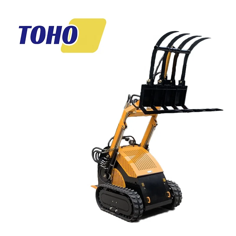 China Best Price Mini Loader 25HP 45HP 60HP Small Skid Steer Front End Loader Mini Skid Steer Loader with Bucket