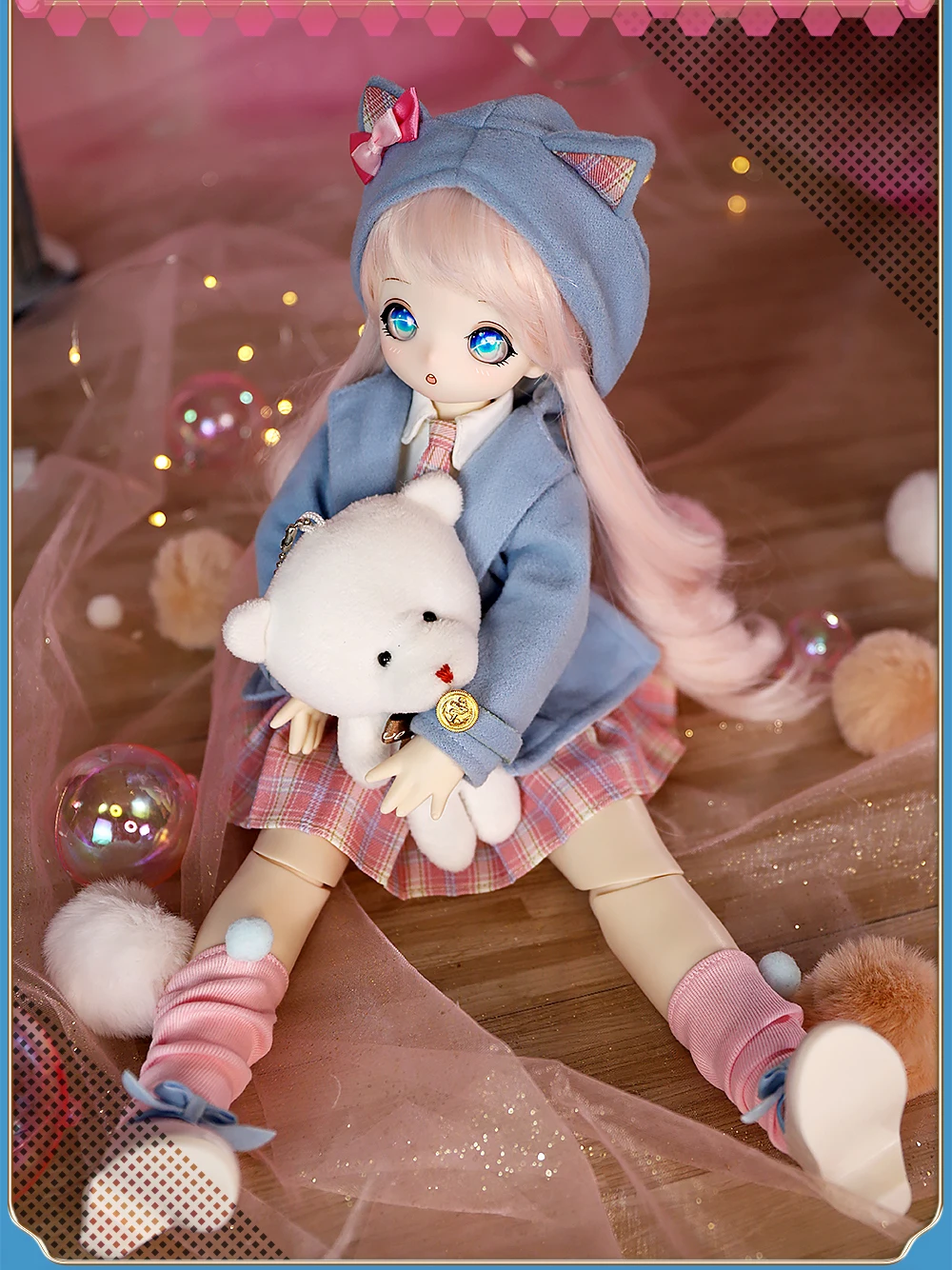 Small 1/4 Anime full plastic bjd smart dolls toys 40cm for adults can be  customize head mold silicone jointed ball| Alibaba.com