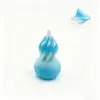 Gourde-gelée 5cm bleue et blanche