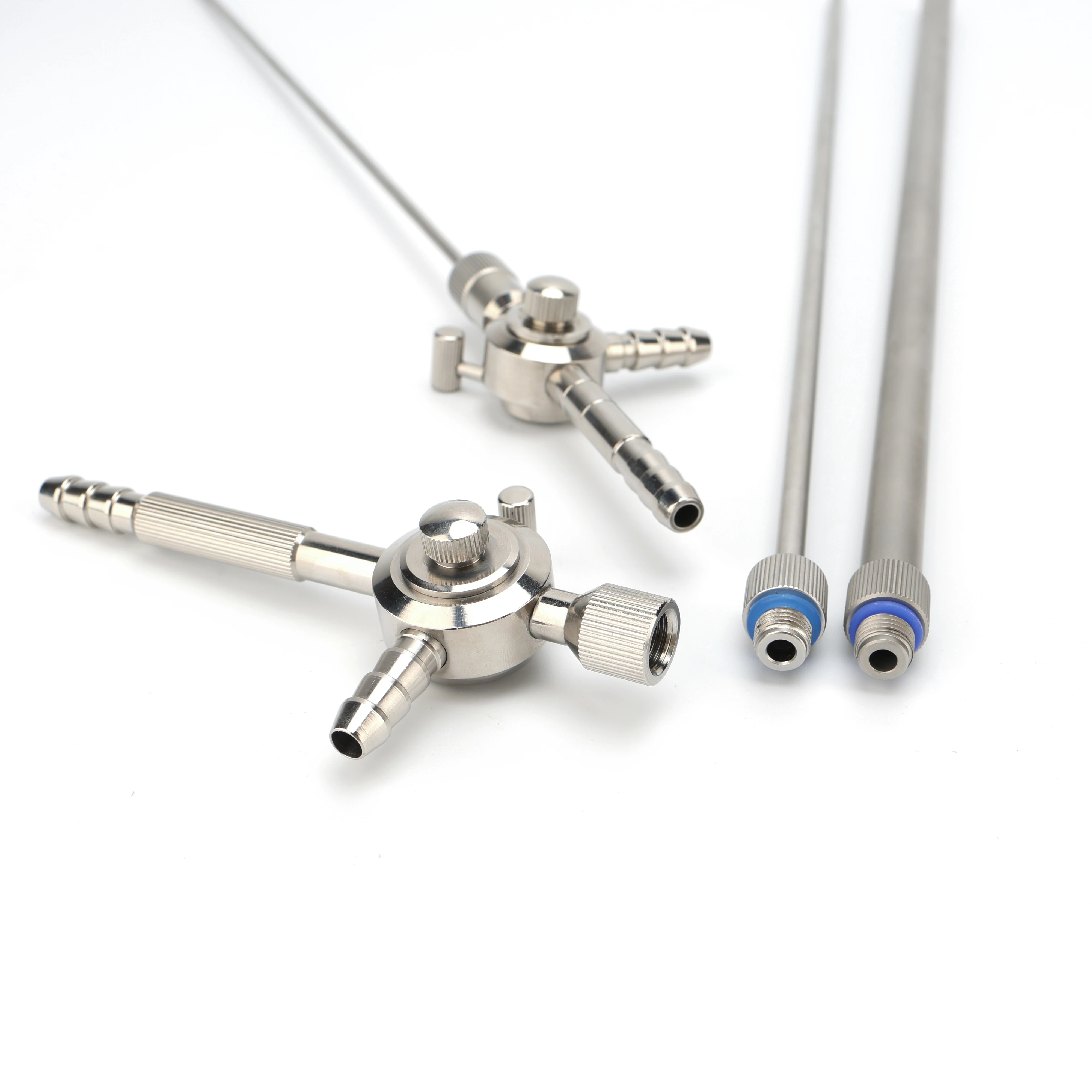 thumbnail image 2 of TITMED Laparoscopic Suction Irrigation Cannula Set 5mm And 10mm Tubes 2 of 4