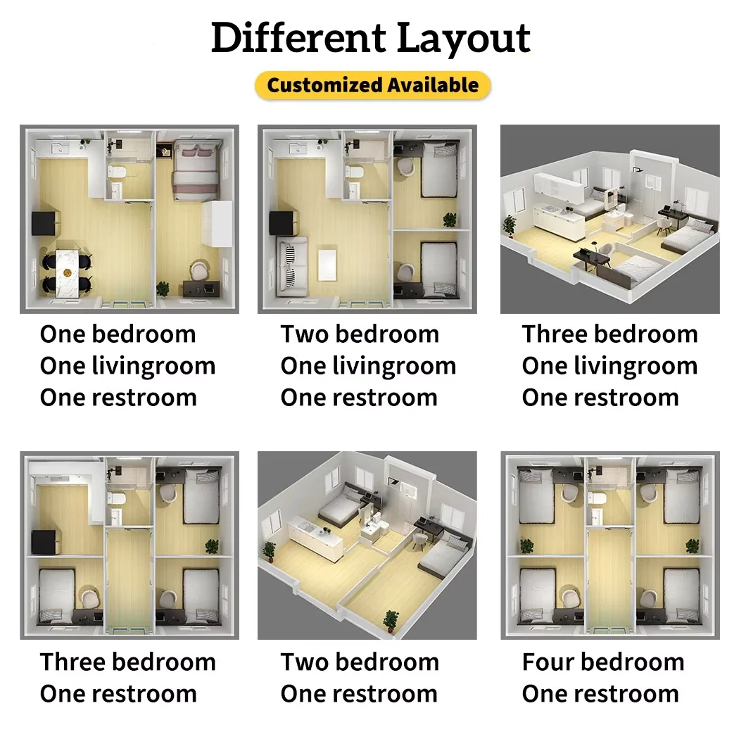 3-4 Bedroom 40ft Luxury Expandable Container Home