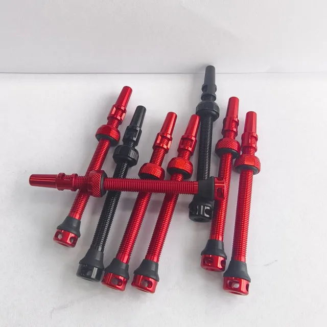 Electric Scooter Tubeless Tire Inflation Valve Colored 36mm 40mm 44mm 60mm Bicycle Accessories Presta Bicycle Tubeless Valve