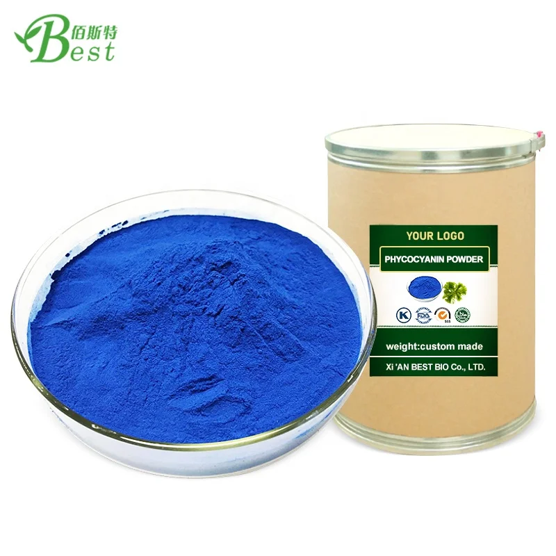 Hot Sale Pure Color E6 E18 E25 E40 Phycocyanin Price Blue Spirulina