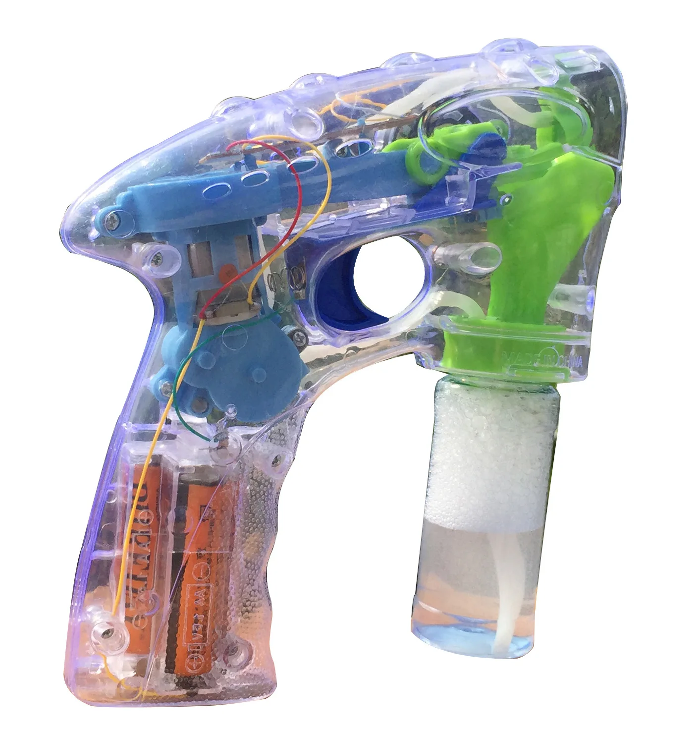 Helloworld Child Play Keep Popping Bubbles Minigun Gun Summer Outdoor Activities Huge Amount