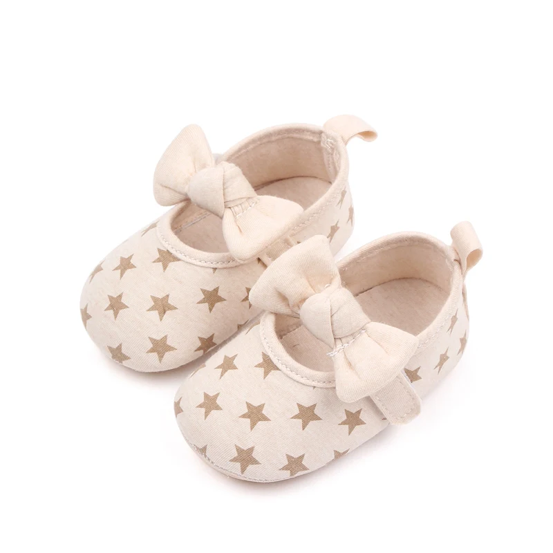 High Quality Soft Cotton Anti-slip Baby Newborn Girl Shoes Walking Baby Shoes supplier