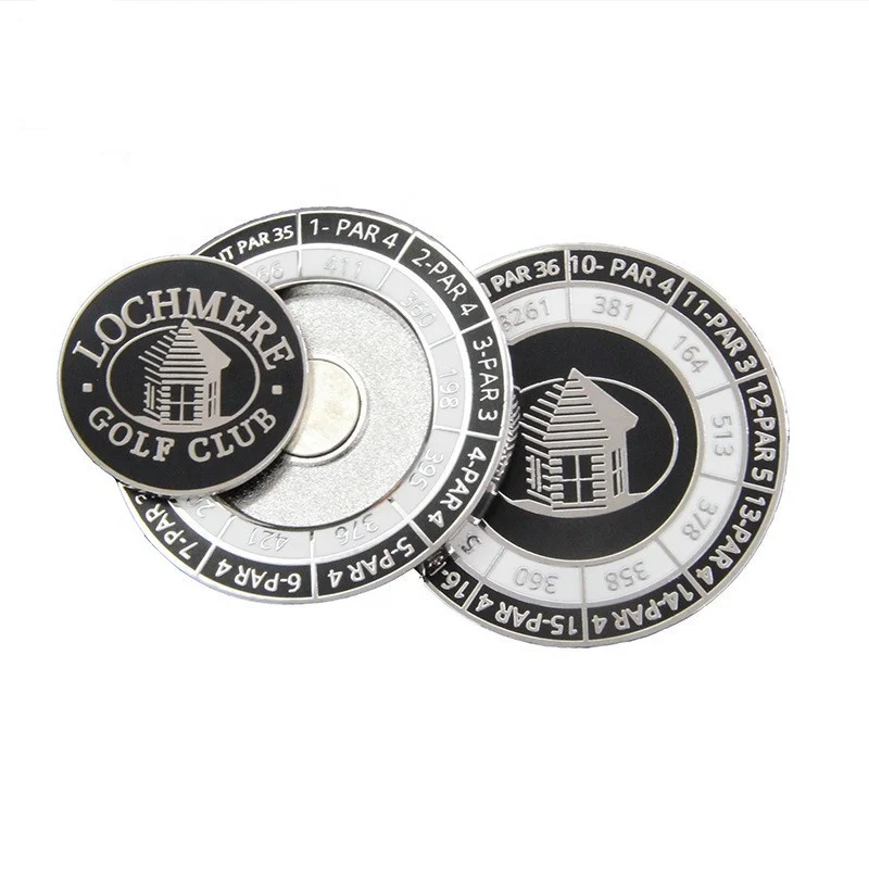 Wholesale Magnetic Accessories Golf Ball Markers 3d Coin Design ...