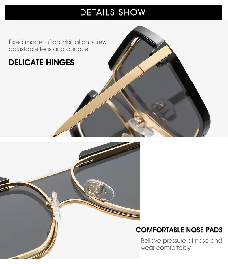 Dl Glasses Dll2589 New Brand Designer Classic Shades Oversized ...
