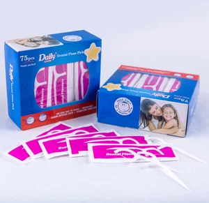Daily Care Factory Supply Restaurant Use Dental Flosser Individual Packing Toothpick for Hotel Cleaning