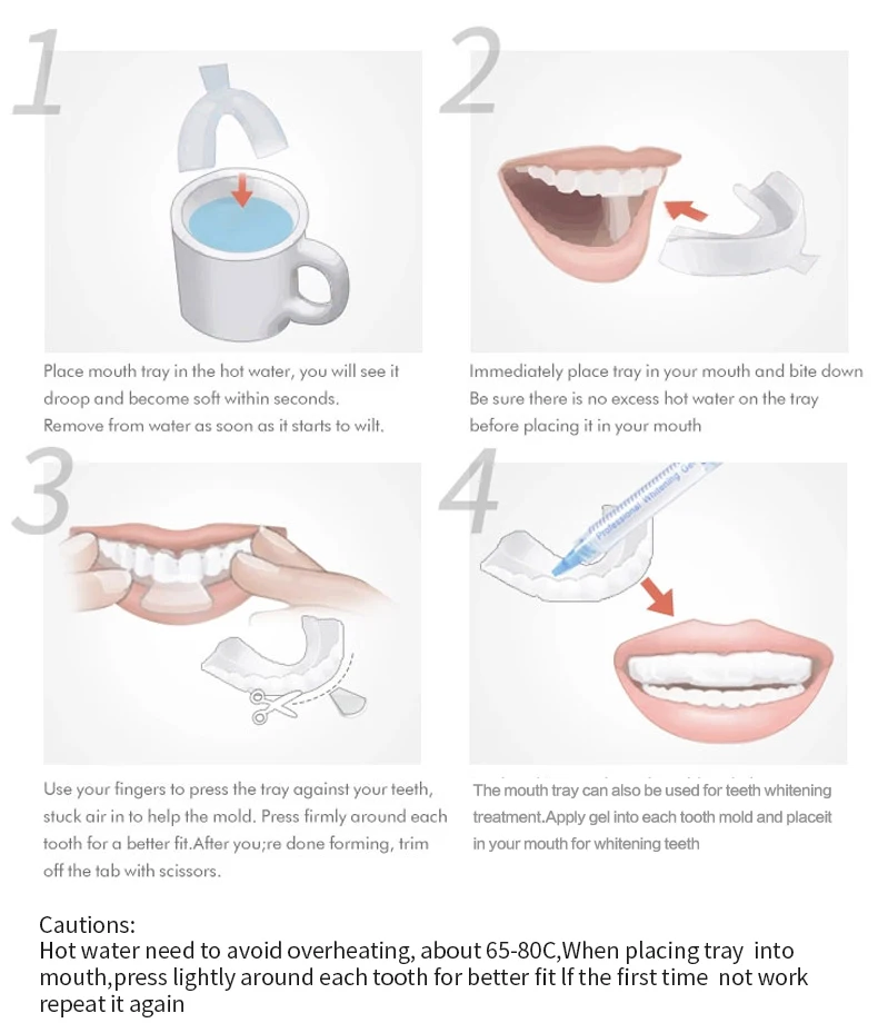 Bpafree Boil & Bite Thermoforming Custom Mouthguard Teeth Whitening