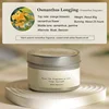 Caja Hierro Plata Aromaterapia/Osmanthus Longjing-Cera 80g