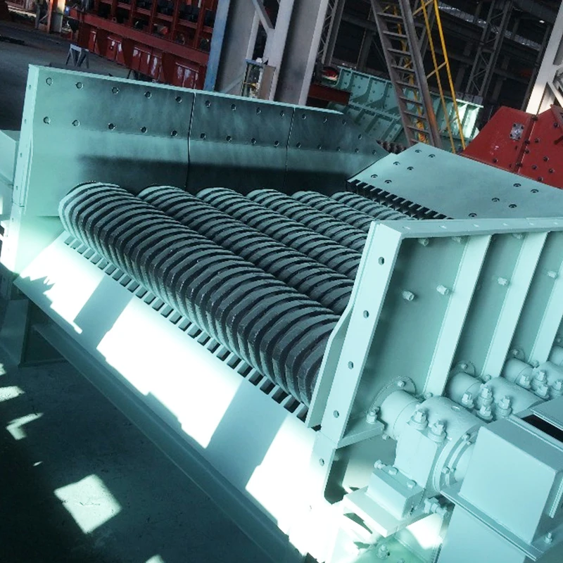 High Performance Electric Vibrating Wobbler Feeder Roller Screen Separator for Ore Mining with Motor Core Component