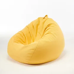 Soft Drop Pear Bean Bag Big Lazy Bean Bag For Adults Sofa Chair Unfilled Bean Bag Cover