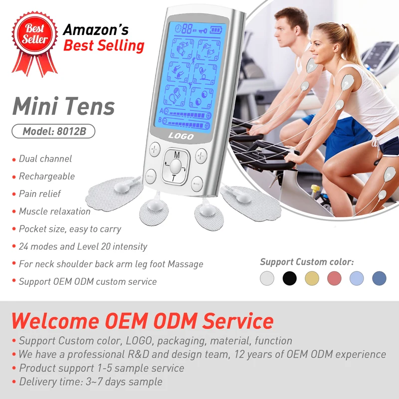 Professional Physiotherapy Tens Electrical Muscle Stimulator Physiotherapy  Electrodes Pulse Relaxing Massager Electronic Pulse Massager Muscle Massager  Pain Relief Therapy Device For Back, Neck, Arm