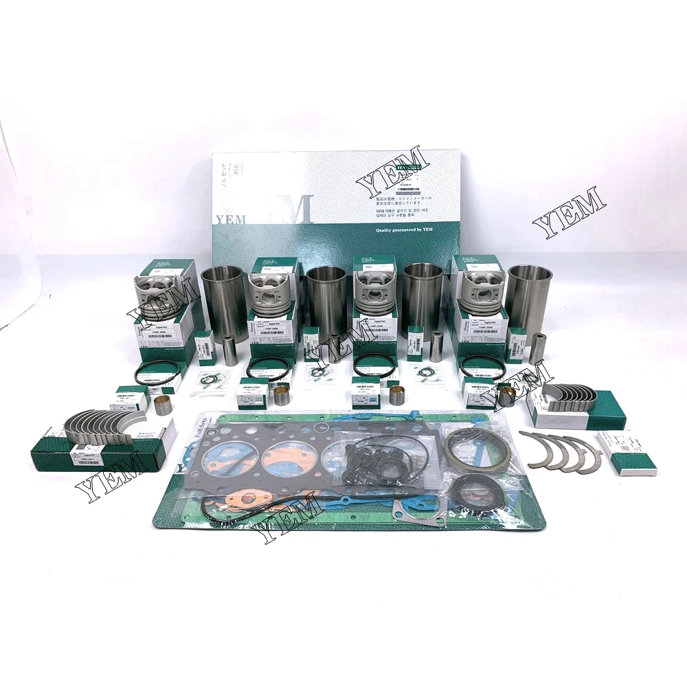 FD35 Engine Overhaul Kit With Cylinder Gasket Piston Ring Liner Engine Bearings Set for Nissan for Nissanklift Engine