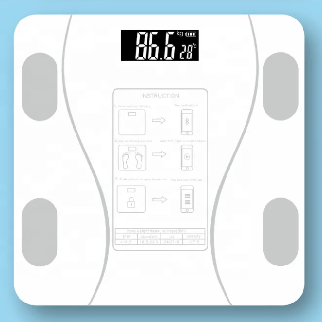 Smart Composition Monitor Wireless Bmi Bluetooth Digital Health Weighing Body Fat Scale