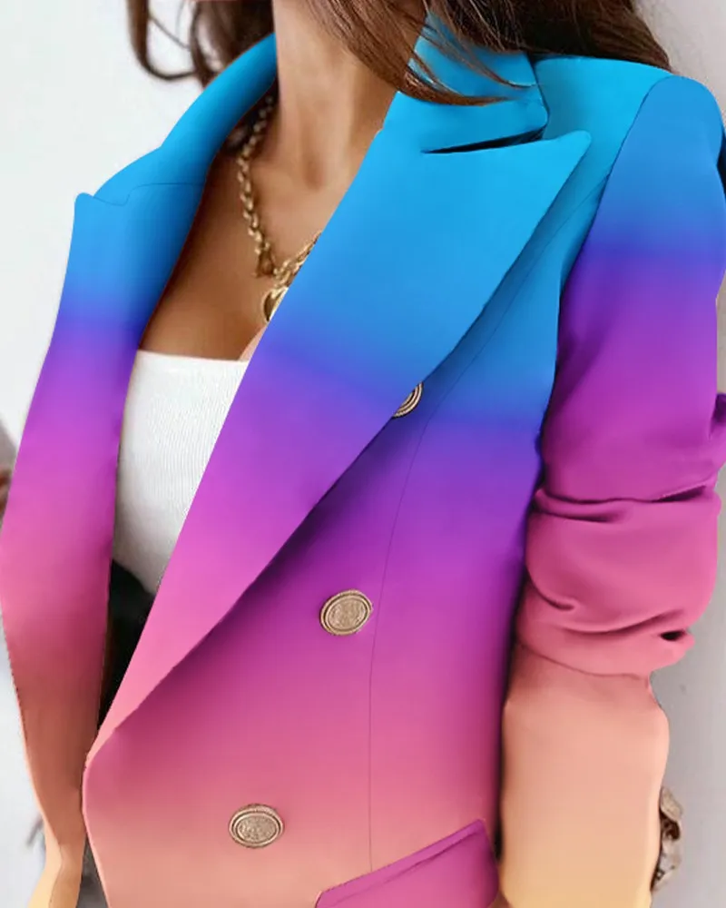 The New Coats Casual Temperament Business Suit Women Long Sleeved