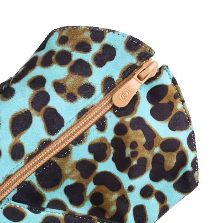 Big Size 35-50 Ladies Cowboy Ankle Tassel Boots 5cm Block Heel Women Horse Riding Western Fringe Boots - Image 6